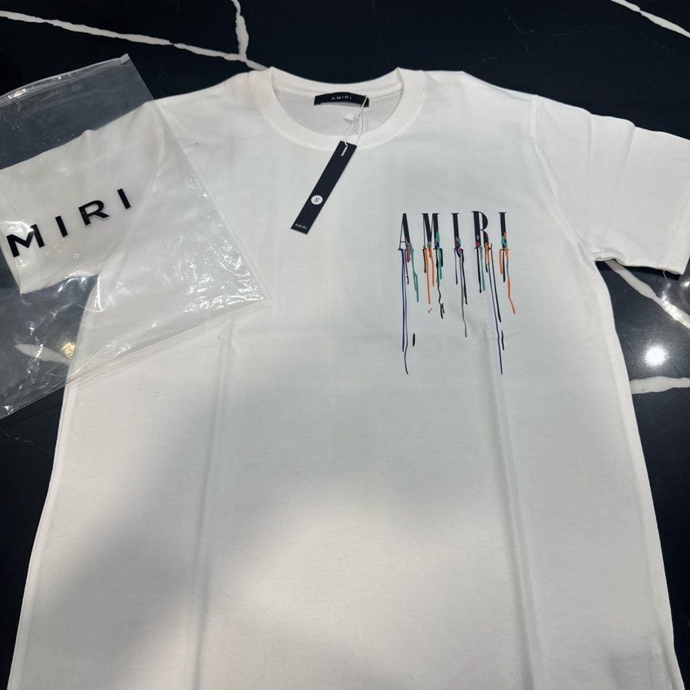 AMIRI White Graphic Men's Shirt
